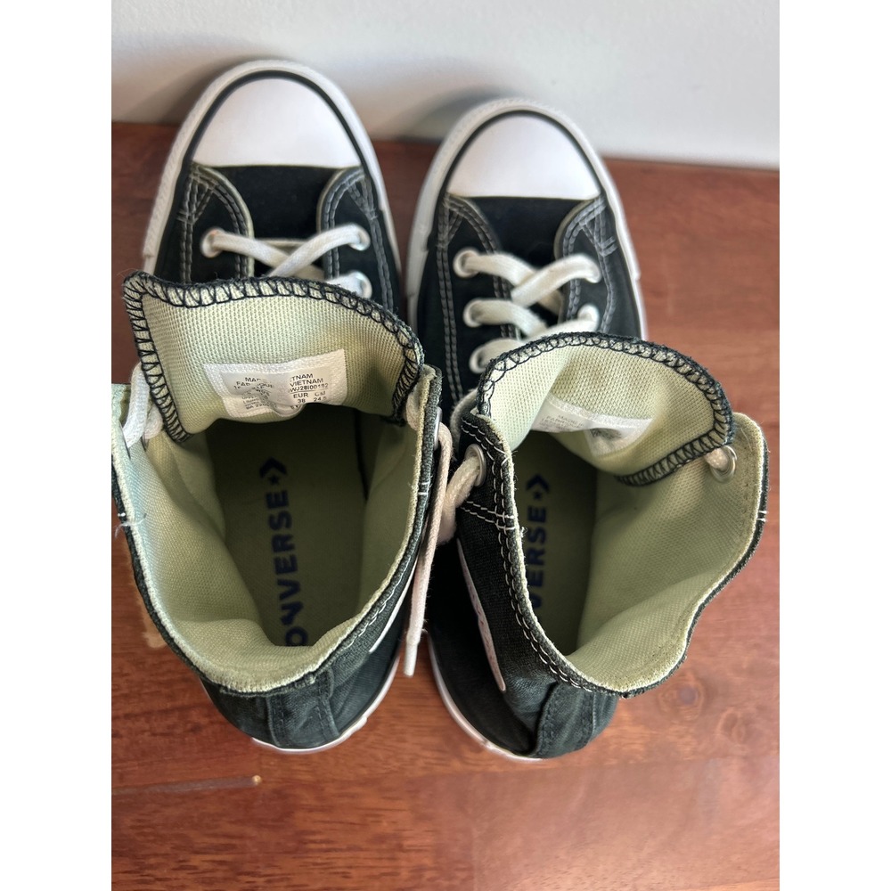 Converse Chuck Taylor Black High Top Sneakers Womens 7.5 Mens 5.5 - Picture 3 of 8
